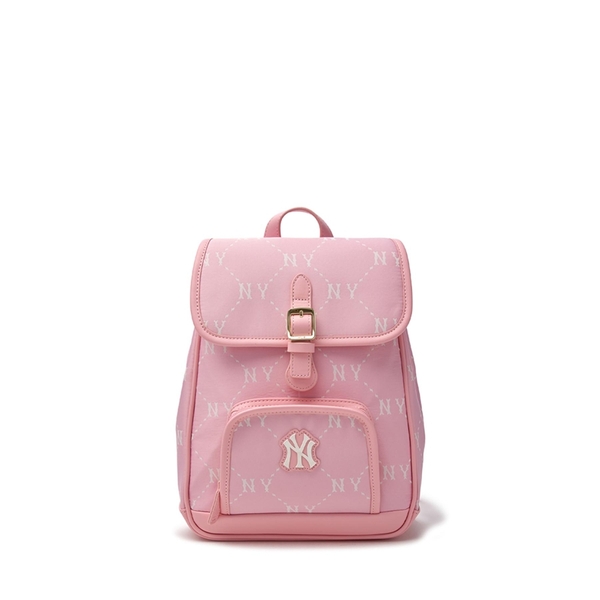 Balo MLB Dia Monogram Mini Backpack New York Yankees Pink