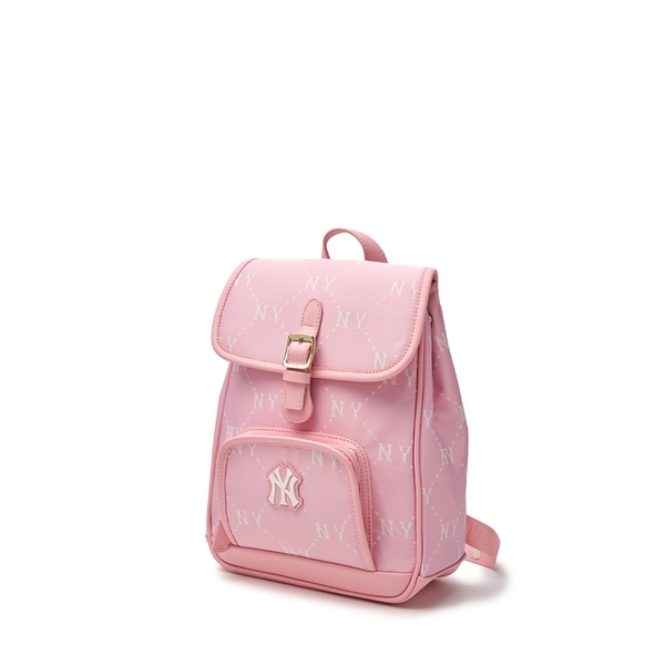 Balo MLB Dia Monogram Mini Backpack New York Yankees Pink