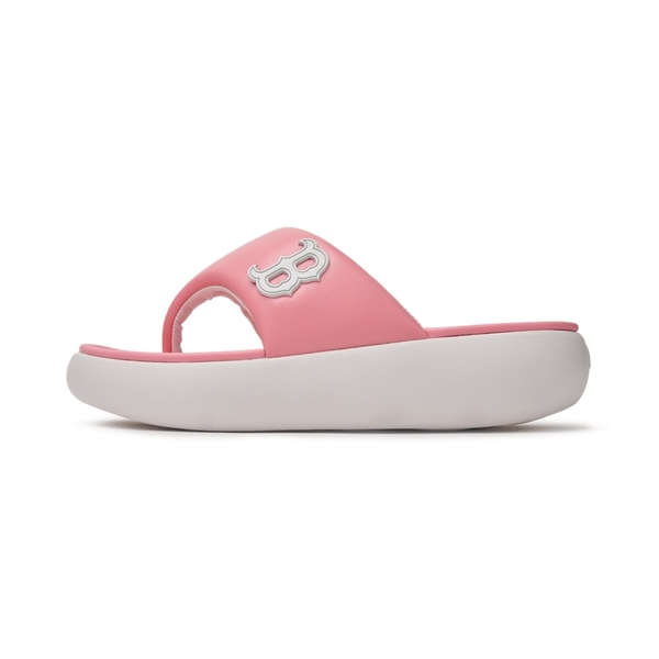 Dép MLB Korea Base Flip Flops Boston Rad Sox Pink