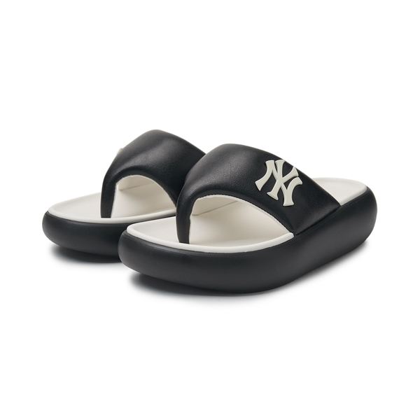 Dép MLB Korea Base Flip Flops New York Yankees Black