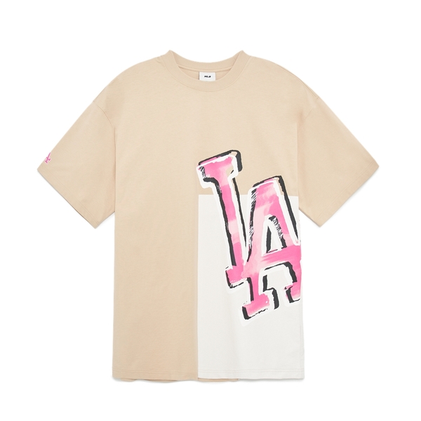 Áo thun MLB Pop Art Graphic Mega Overfit Short Sleeve LA Dodgers L.Sand