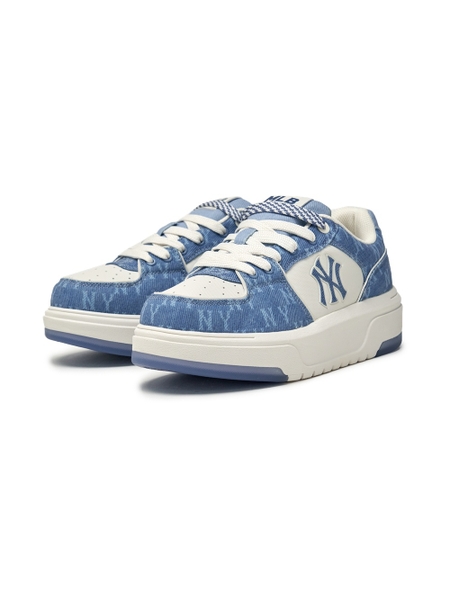 Giày MLB Chunky Liner Denim Mono SL New York Yankees Blue