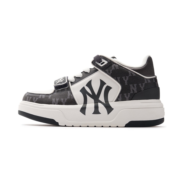 Giày MLB Cổ Cao Chunky Liner Mid Denim New York Yankees Black