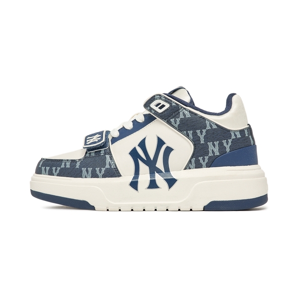 Giày MLB Cổ Cao Chunky Liner Mid Denim New York Yankees D.Navy