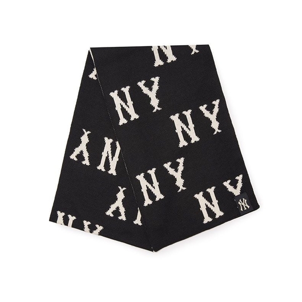 Khăn Quàng Cổ MLB Monogram New York Yankees Black