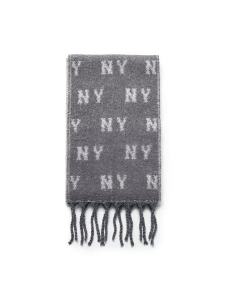 Khăn Quàng Cổ MLB Monogram Muffler New York Yankees Grey