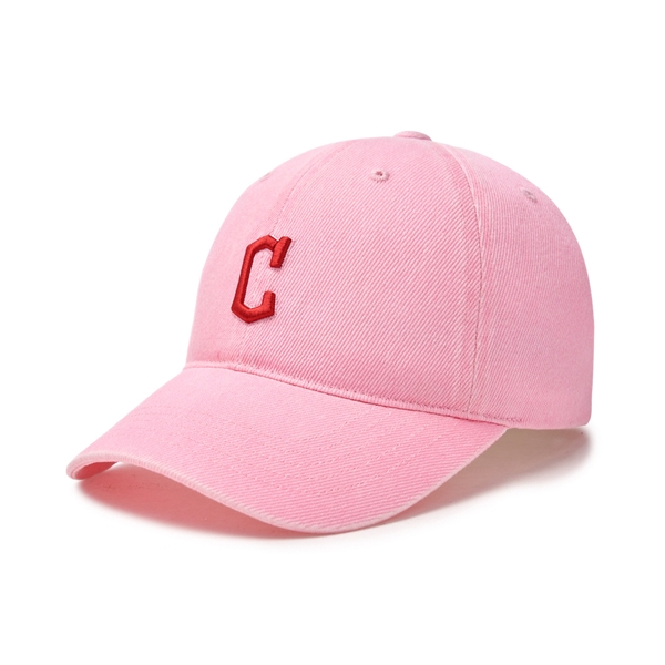 Mũ Lưỡi Trai MLB Basic Washed Unstructured Ball Cap Cleveland Guardians Pink