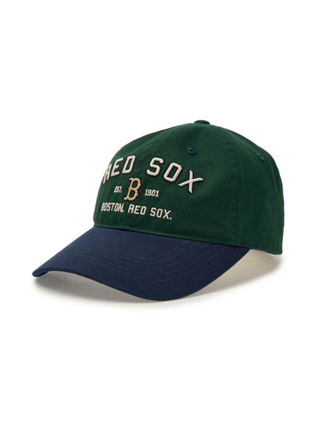 Mũ Lưỡi Trai MLB Varsity Lettering Color Block Unstructured Ball Cap Boston Red Sox Green