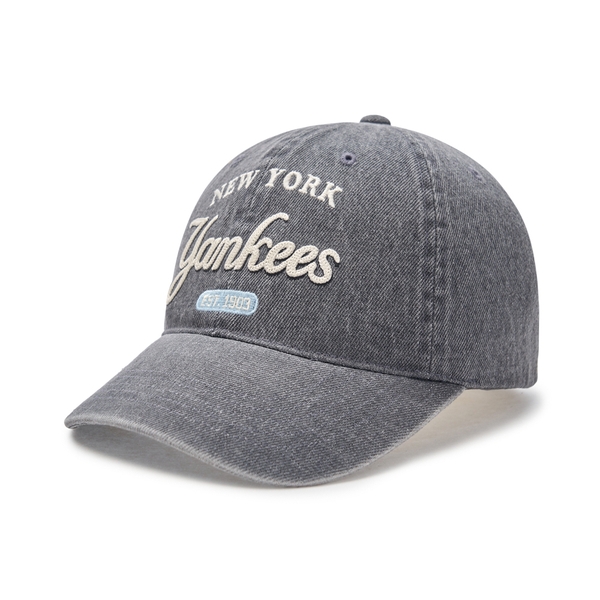 Mũ Lưỡi Trai MLB Color Denim Unstructured Ball Cap New York Yankees Grey
