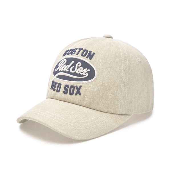 Mũ Lưỡi Trai MLB Varsity Vintage Oval Stitch Unstructured Ball Cap Boston Red Sox Beige