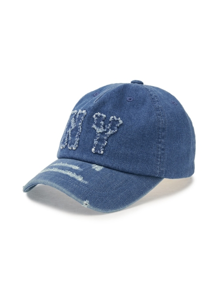 Mũ Lưỡi Trai MLB Basic Coopers Denim 5PANEL Unstructured Ball Cap New York Yankees Blue