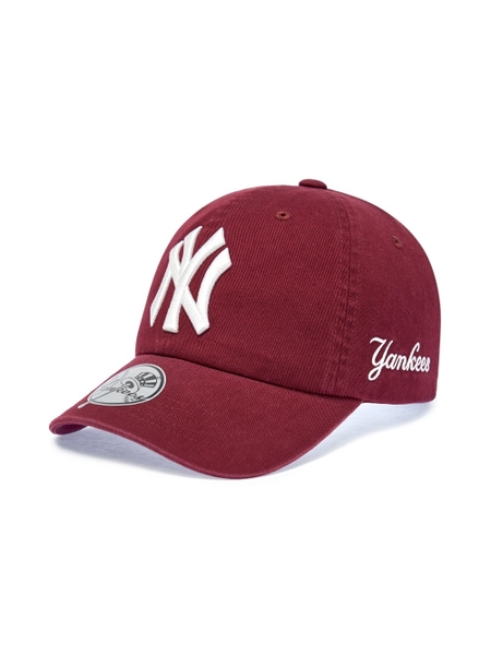 Mũ Lưỡi Trai MLB Signature Unstructured Ball Cap New York Yankees Wine [Karina PICK]