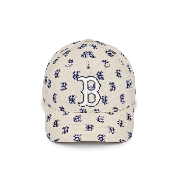 Nón MLB Monogram Classic Structure Ball Cap Boston Red Sox L.Beige