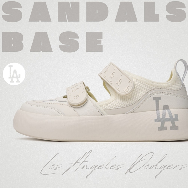 Sandal MLB Korea Chunky Base LA Ivory 3ASDCMB43-07IVS