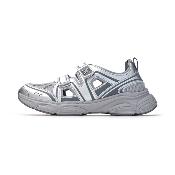 Sandals MLB Ace Runner Mary Jane New York Yankees Silver