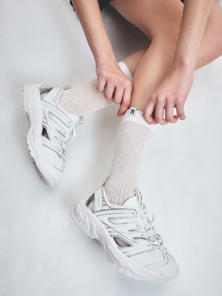 Sandals MLB Big Ball Chunky Field Mask New York Yankees White