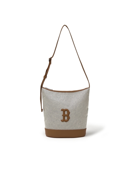 Túi MLB Basic Canvas Bucket Bag Boston Red Sox Brown