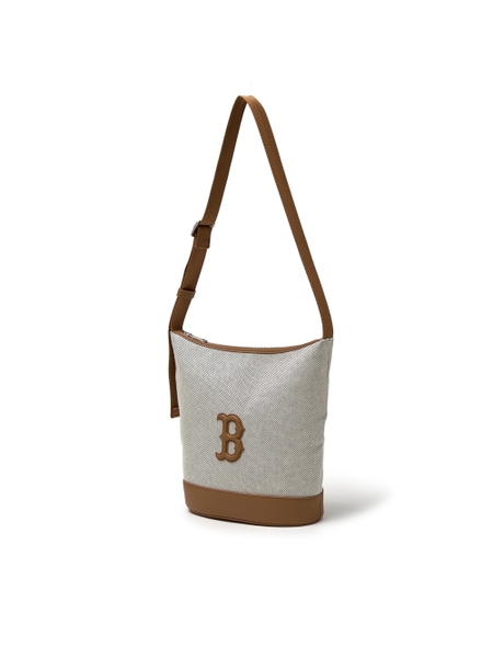 Túi MLB Basic Canvas Bucket Bag Boston Red Sox Brown