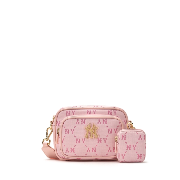 Túi MLB Korea [KIDS] Dia Mono Camera Bag New York Yankees Pink