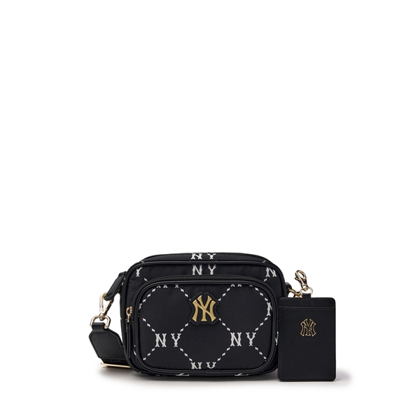 Túi MLB Diamond Monogram Camera Bag New York Yankees Black