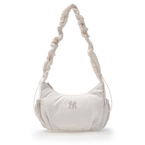 Túi MLB Basic Athleisure Hobo Bag New York Yankees Cream [Karina PICK]