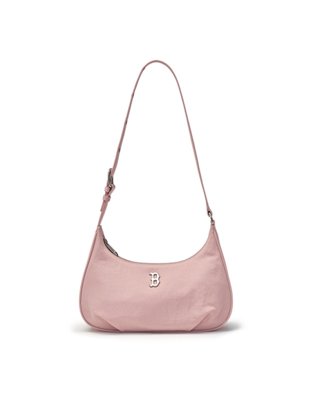 Túi MLB Basic Vintage Nylon Hobo Bag Boston Red Sox Pink [Karina PICK]