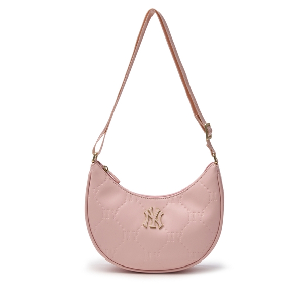 Túi MLB Diamond Embo Hobo Bag New York Yankees Pink