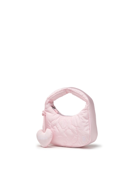 Túi MLB Basic Sporty Stitch Mini Hobo Bag Boston Red Sox Pink