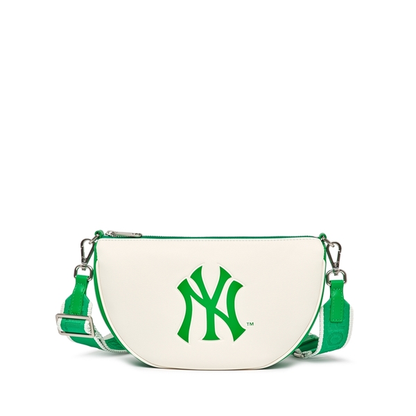 Túi MLB Basic PU Round Mini Crossbody New York Yankees Green