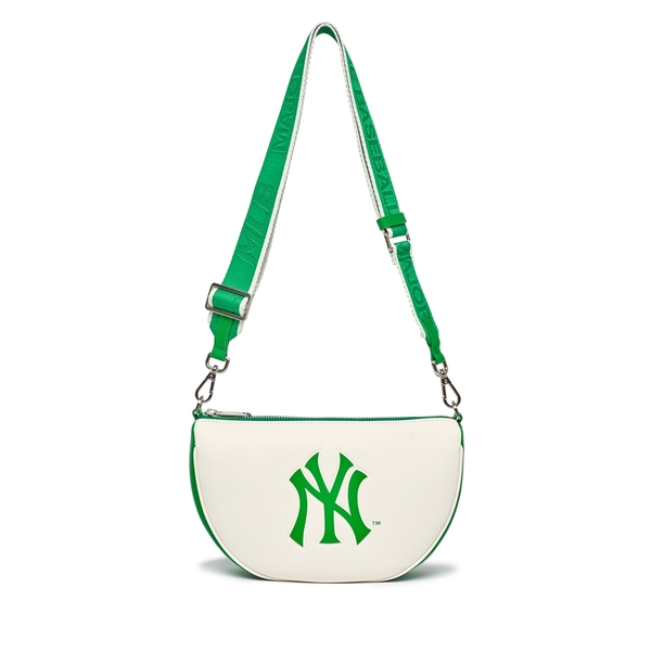 Túi MLB Basic PU Round Mini Crossbody New York Yankees Green