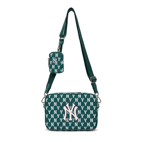 Túi MLB Classic Monogram Jacquard Crossbody New York Yankees D.Green