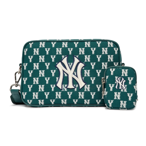 Túi MLB Classic Monogram Jacquard Crossbody New York Yankees D.Green