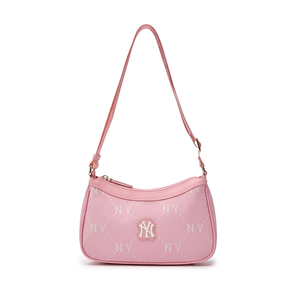 Túi MLB [KIDS] Dia Mono JQD Mini Hobo Bag New York Yankees Pink