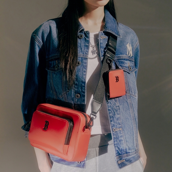 Túi MLB Ripstop Nylon Crossbody Boston Red Sox Red