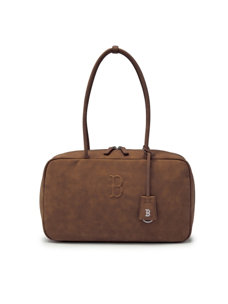 Túi MLB Basic Palette Square Tote Bag Boston Red Sox Brown