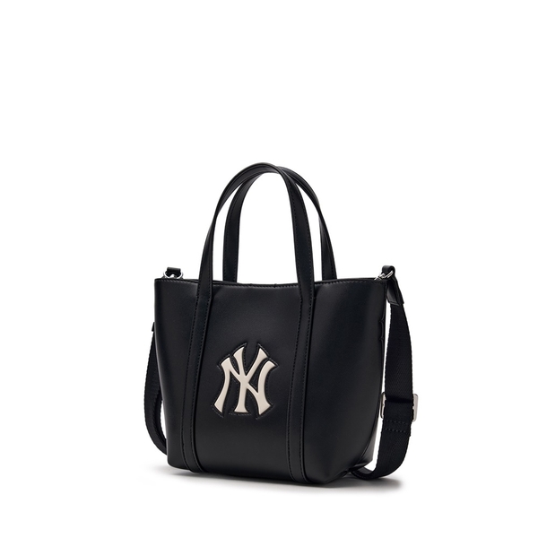 Túi MLB Korea Basic PU Window Tote New York Yankees Black