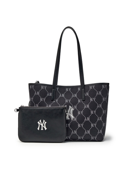Túi MLB Dia Mono Jacquard Tote Bag New York Yankees Black