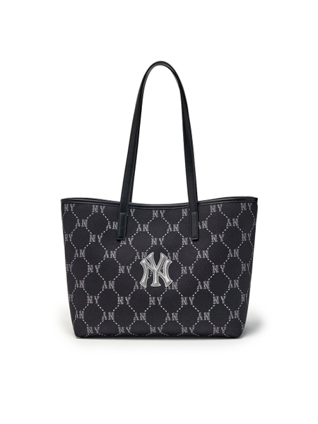 Túi MLB Dia Mono Jacquard Tote Bag New York Yankees Black