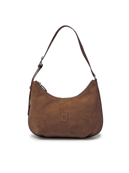 Túi MLB Basic Palette Hobo Bag Boston Red Sox Brown [Karina PICK]