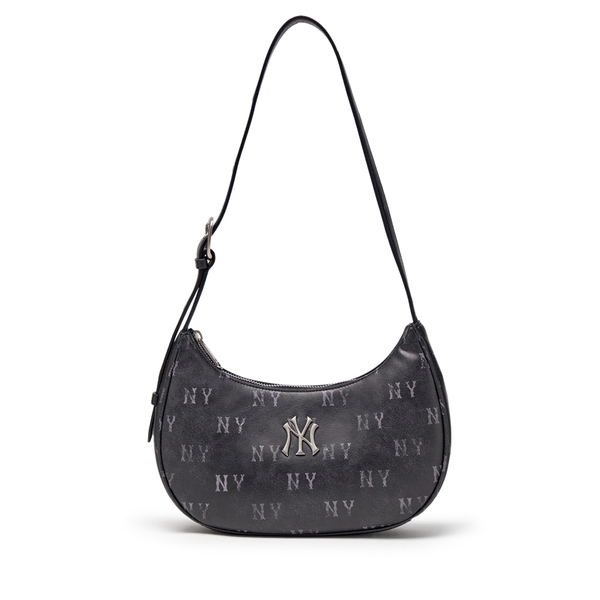 Túi MLB Classic Mono Vintage PU Hobo Bag New York Yankees Black