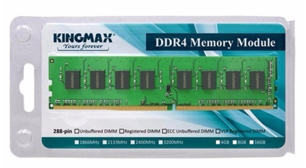 RAM PC KINGMAX (1x4GB) DDR4 2666MHz