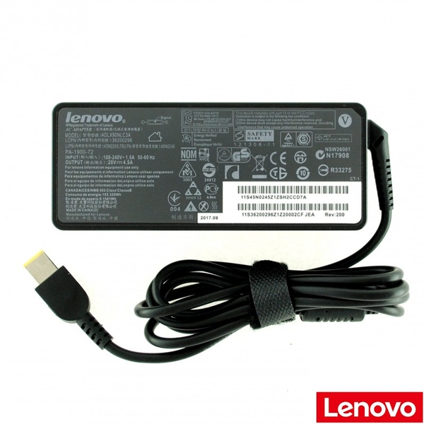 Adapter LENOVO 20V - 4.5A ĐẦU VUÔNG