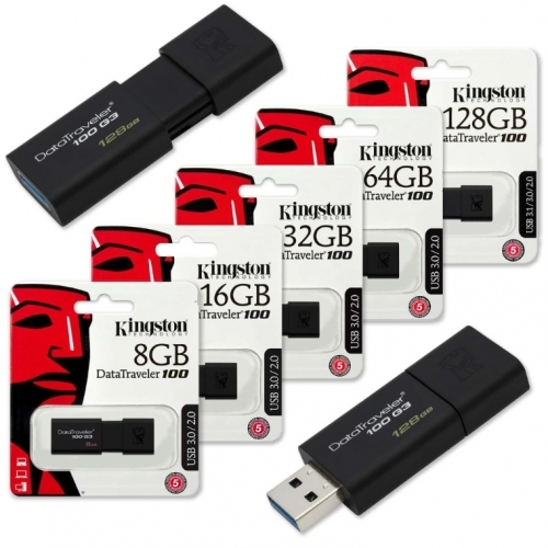 Ổ cứng di động/ USB Kingston 128GB DT100G3