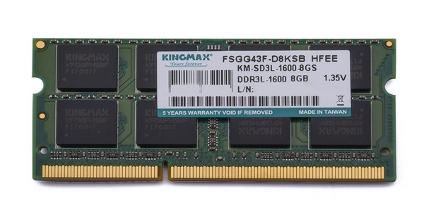 RAM Laptop Kingmax 8GB DDR3L Bus 1600
