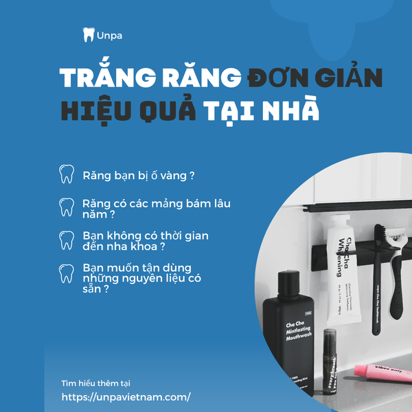 NHỮNG CÁCH TRẮNG RĂNG ĐƠN GIẢN TẠI NHÀ HIỆU QUẢ