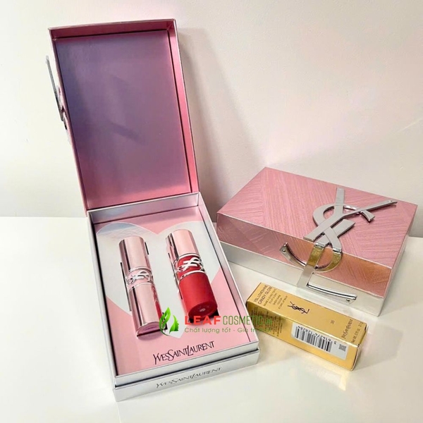 Set YSL Candy Glow 44B và Lovenude Lip Stain 520