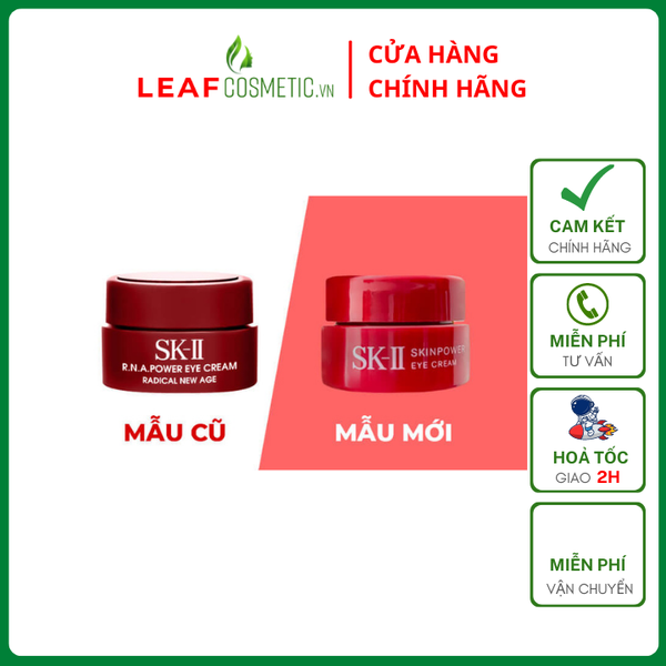 Kem Mắt Phục Hồi Tái Tạo SK-II RNA Power Eye Cream Radial New Age 2.5g