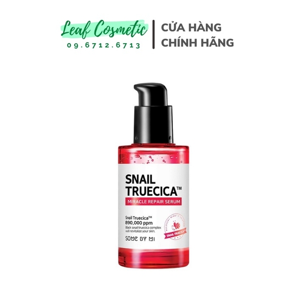 Tinh chất ốc sên đen giảm sẹo lõm - sẹo mụn Some By Mi Snail Truecica Miracle Serum