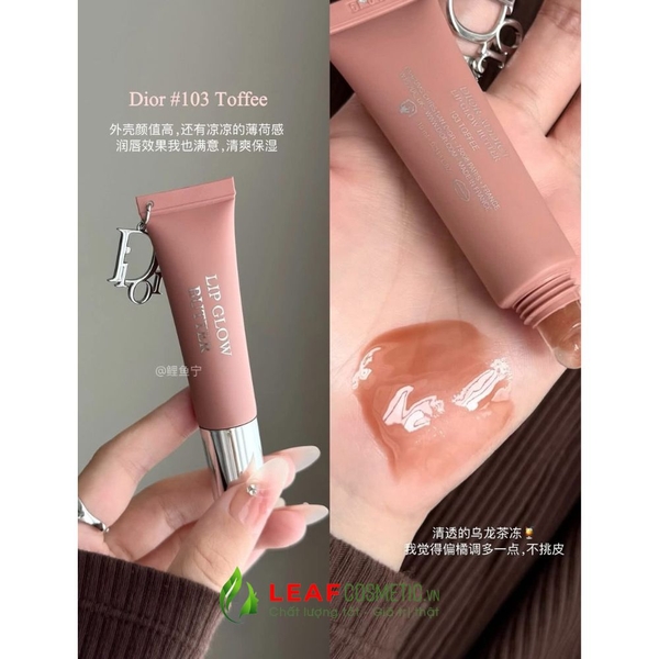 【日本未発売カラー】Dior Addict 103 TOFFEE Son Dưỡng Dior Addict Lip Glow Butter 103 Toffee – Nâu Caramel