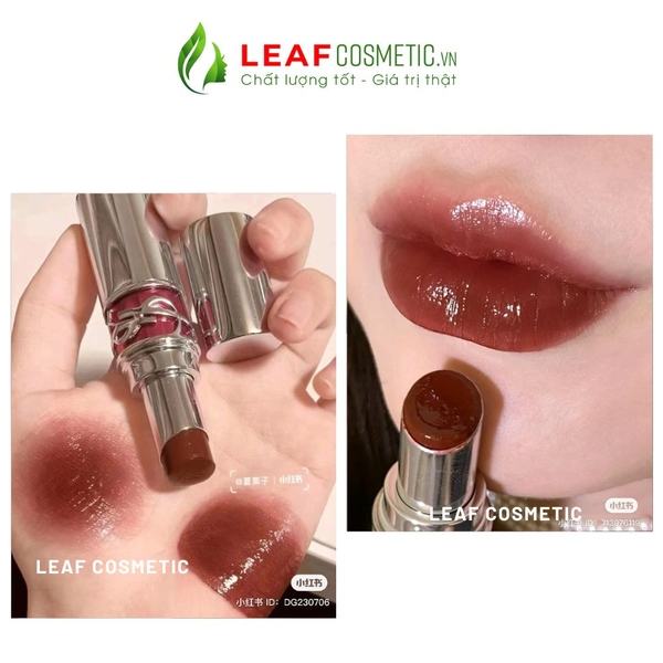 Son Dưỡng YSL Rouge Volupte Candy Glaze 03 Coco No Boundary - Đỏ Nâu